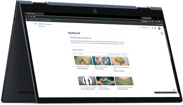 Course settings and multilingual support